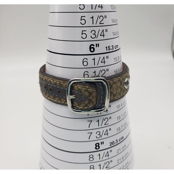 Vtg Coach Tank Watch Swiss Quartz Stainless Water Resistant Signature “C” Band - Picture 14 of 16